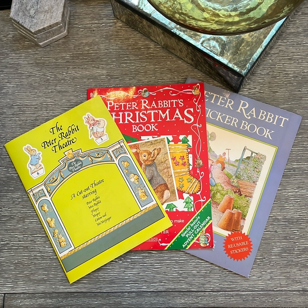 Vintage Peter Rabbit Activity Books